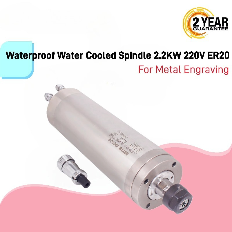 2.2Kw Water Cooled Spindle Kit Vfd - Kit de routeur CNC, moteur de